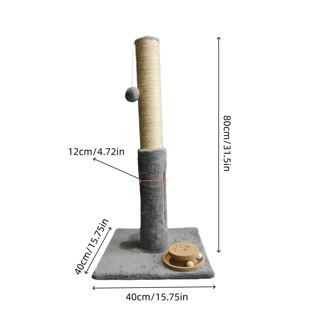 Cat Scratch Pole With Ball, Large And Durable Indoor Cat Scratch Board, Easy Assembly, Enlarged And Thickened Multifunctional C
Cat Scratch Pole With Ball, Large And Durable Indoor Cat Scratch Board, Easy Assembly, Enlarged And Thickened Multifunctional C