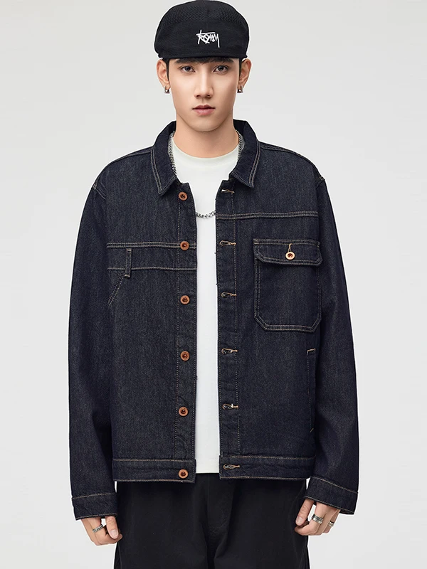 High-End Men's Casual Denim Jaet Youth Trendy Brand Loose Fit Workwear Outerwear Cotton Polyester Regenerated Fiber
High-End Men's Casual Denim Jaet Youth Trendy Brand Loose Fit Workwear Outerwear Cotton Polyester Regenerated Fiber