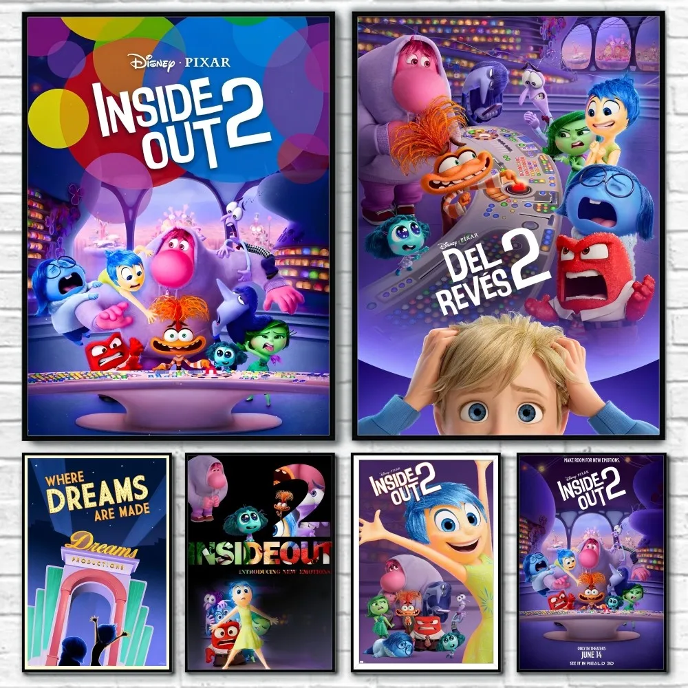 Inside Out Cartoon Classic Film Poster Sticky Wall Art Printing Waterproof Home Living Bed Room Bar Hallway Aesthetic Decor
Inside Out Cartoon Classic Film Poster Sticky Wall Art Printing Waterproof Home Living Bed Room Bar Hallway Aesthetic Decor