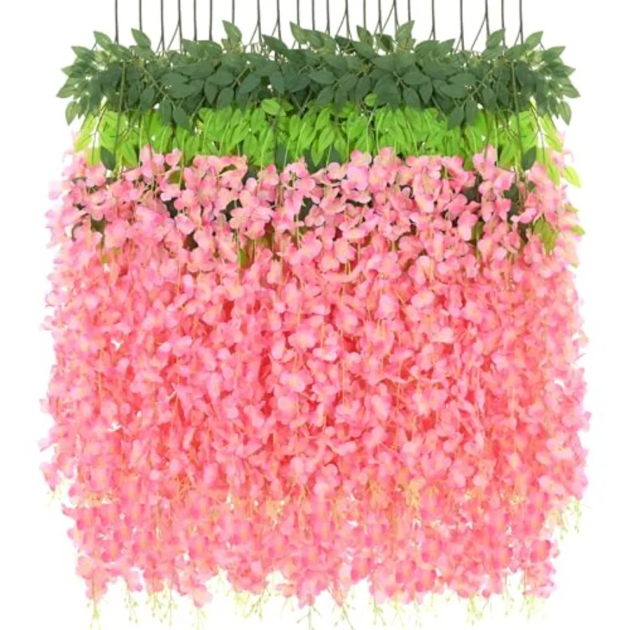 Fake Wisteria Hanging Flowers, 3.6Ft/Pcs Artificial Wisteria Garland, Hanging Flowers for Wedding Party Home Backdrop Wall Deco
Fake Wisteria Hanging Flowers, 3.6Ft/Pcs Artificial Wisteria Garland, Hanging Flowers for Wedding Party Home Backdrop Wall Deco