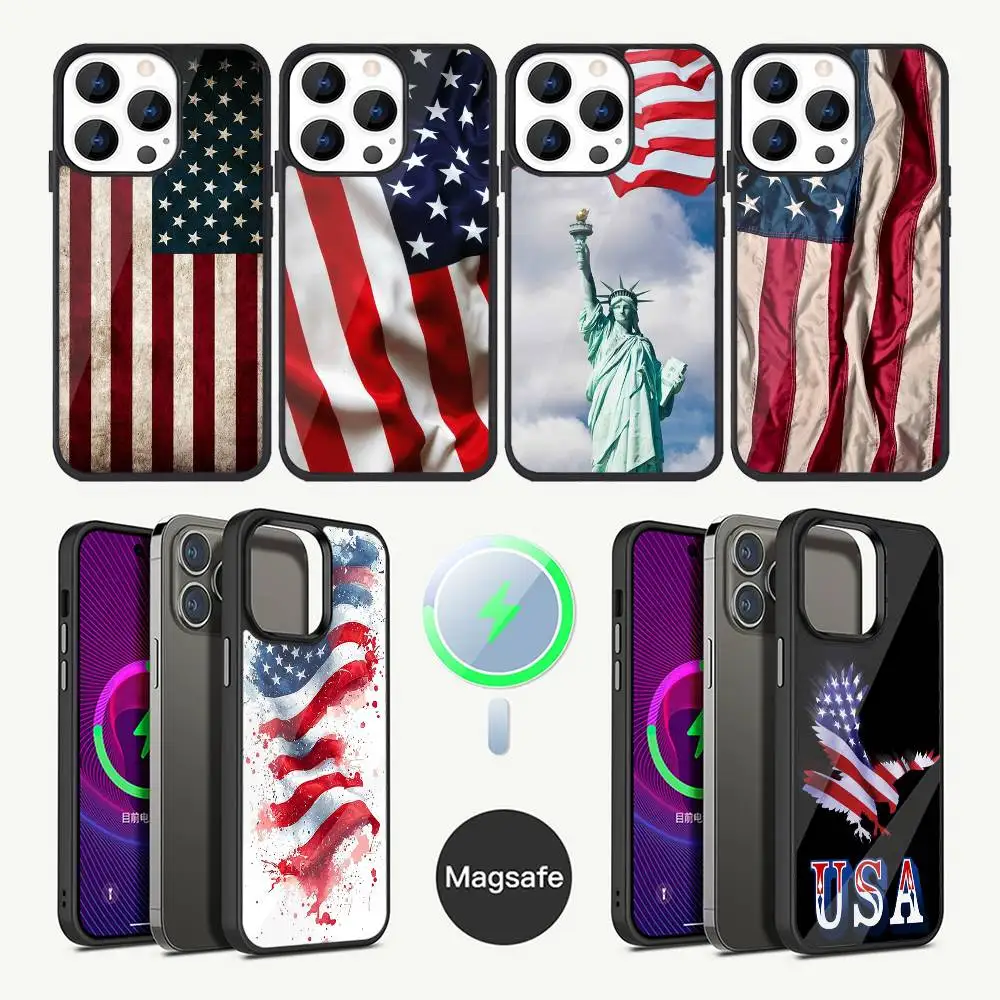 America USA Flag Phone Case For iPhone 16,15,14,13,12,11,Plus,Pro,Max Mini Magsafe Magnetic Wireless Charging
America USA Flag Phone Case For iPhone 16,15,14,13,12,11,Plus,Pro,Max Mini Magsafe Magnetic Wireless Charging