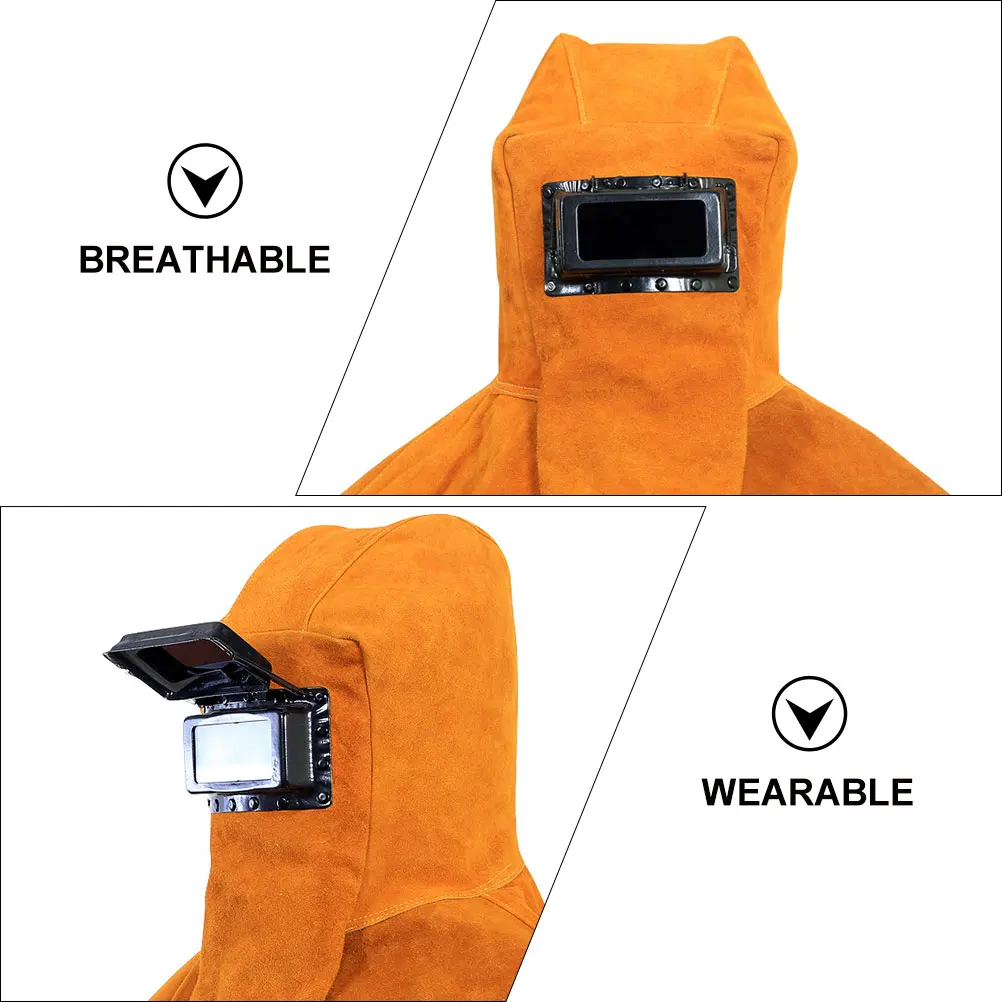 Welder Welding Cap Mask Hats for Men Protector Protective Gear Orange Cowhide Work
Welder Welding Cap Mask Hats for Men Protector Protective Gear Orange Cowhide Work