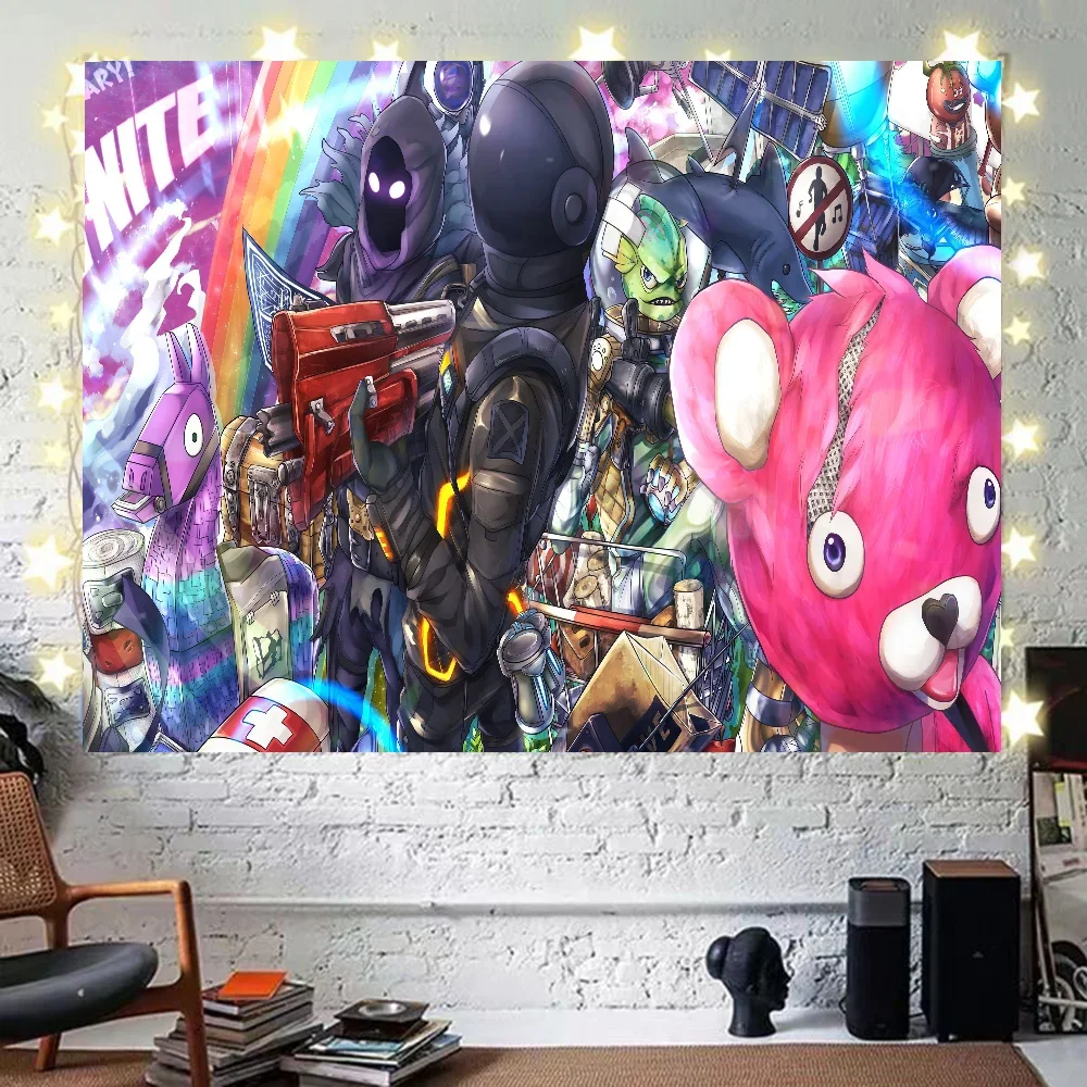 1pc F-Fortnite Gaming Tapestry Room Decor Wall Cloth Party Hanging Background Room Decor Baby Room
1pc F-Fortnite Gaming Tapestry Room Decor Wall Cloth Party Hanging Background Room Decor Baby Room
