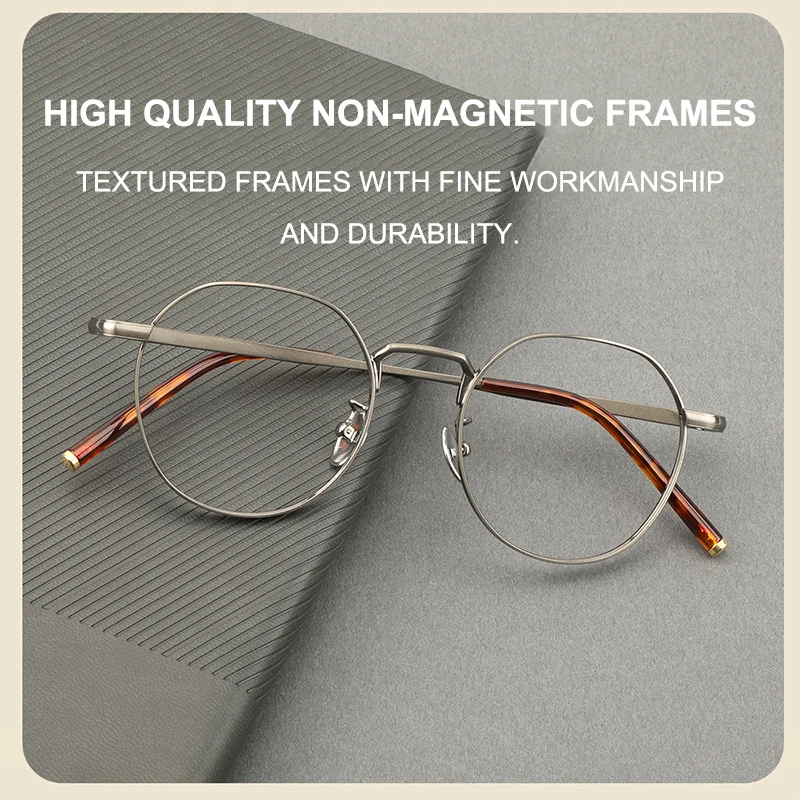Japanese Handmade Vintage Metal Glasses Frame For Men Ultralight Round Eyeglasses Women Classic Brand Design Spectacles K01T
Japanese Handmade Vintage Metal Glasses Frame For Men Ultralight Round Eyeglasses Women Classic Brand Design Spectacles K01T