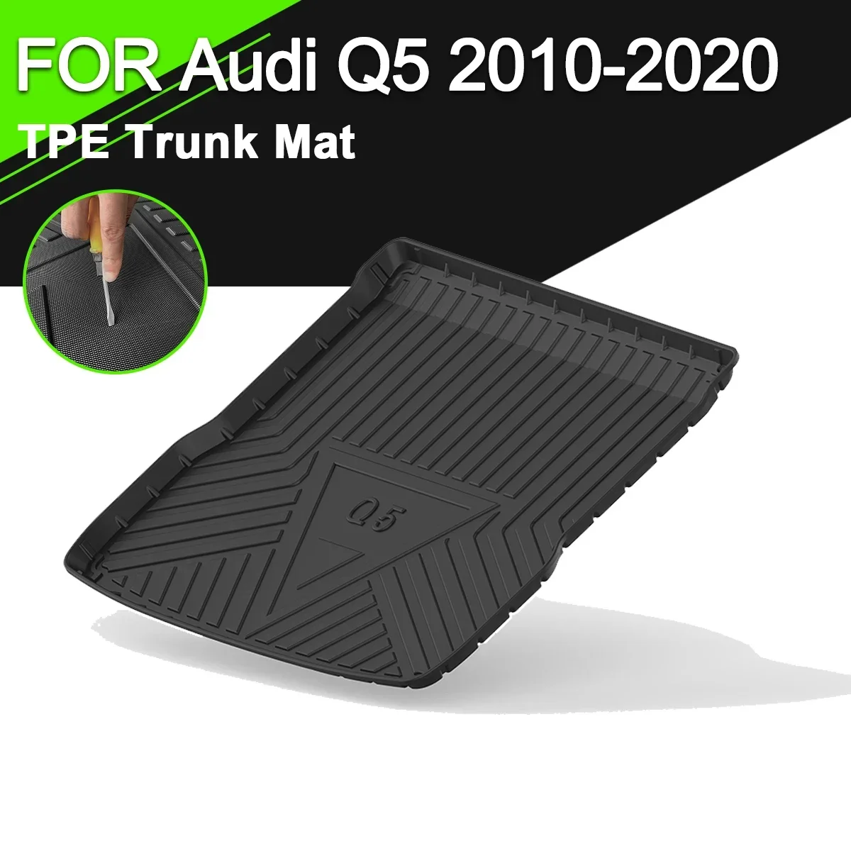 Trunk Mat TPE FOR Audi Q5 2010-2020 Car Waterproof Non-Slip Rubber Cargo Liner Accessories
Trunk Mat TPE FOR Audi Q5 2010-2020 Car Waterproof Non-Slip Rubber Cargo Liner Accessories