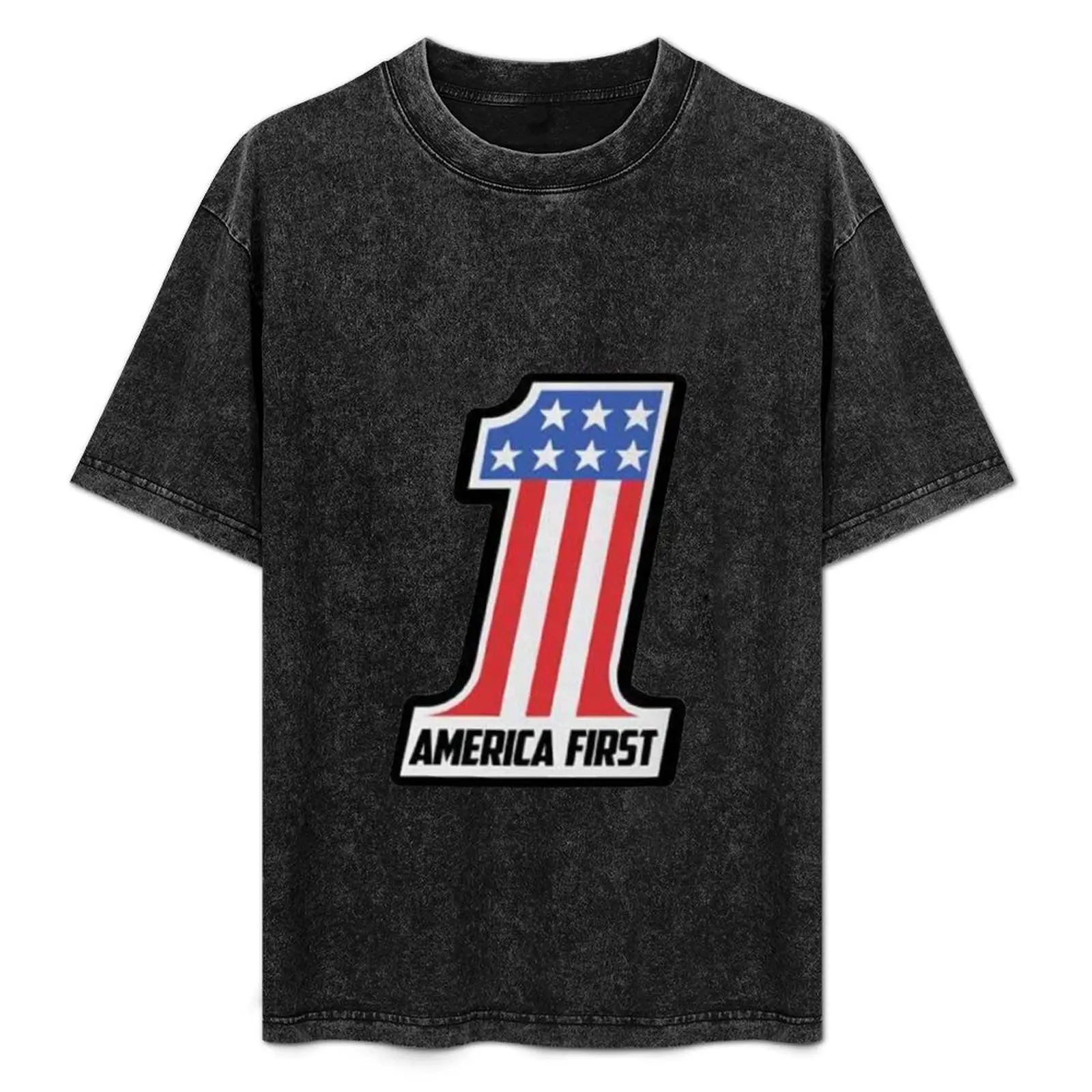 america first T-Shirt Retro Graphic Print T-Shirt
america first T-Shirt Retro Graphic Print T-Shirt