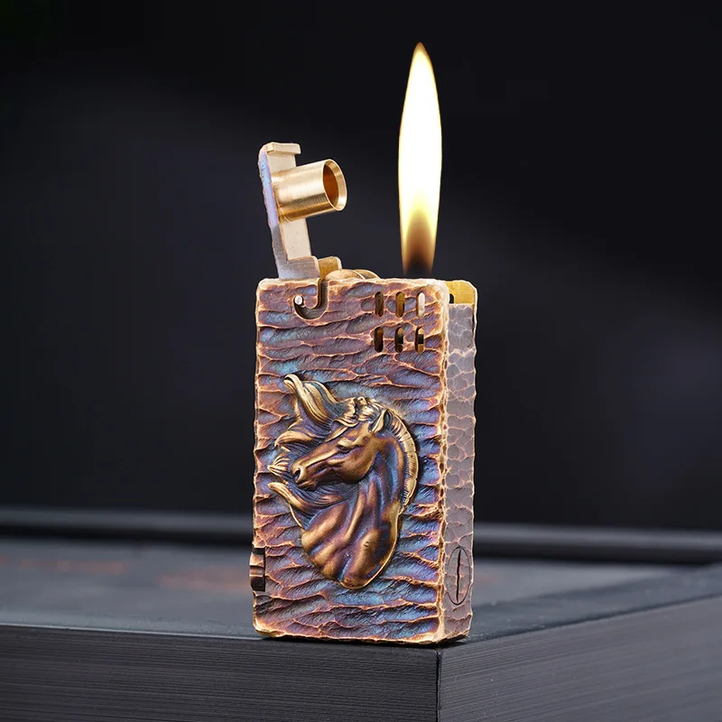 Original Copper Hand-carved Unicorn Brass Old Retro Lighter, Personalized Creative Cool Fashion High-end Gift Kerosine Lighter
Original Copper Hand-carved Unicorn Brass Old Retro Lighter, Personalized Creative Cool Fashion High-end Gift Kerosine Lighter
