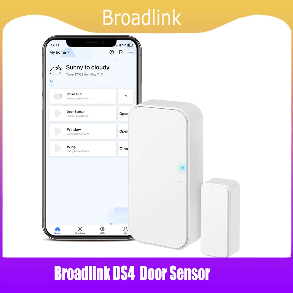 Умный датчик оконной двери Broadlink DS4 Wi-Fi работает с Alexa, Google Home, IFTTT (в требуется концентратор S3) беспроводной датчик окна двери
Умный датчик оконной двери Broadlink DS4 Wi-Fi работает с Alexa, Google Home, IFTTT (в требуется концентратор S3) беспроводной датчик окна двери