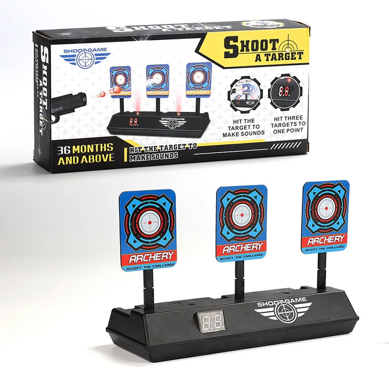 Electric Scoring Target Auto Return Interactive Game Hunting Laser Device for Practice.
Electric Scoring Target Auto Return Interactive Game Hunting Laser Device for Practice.