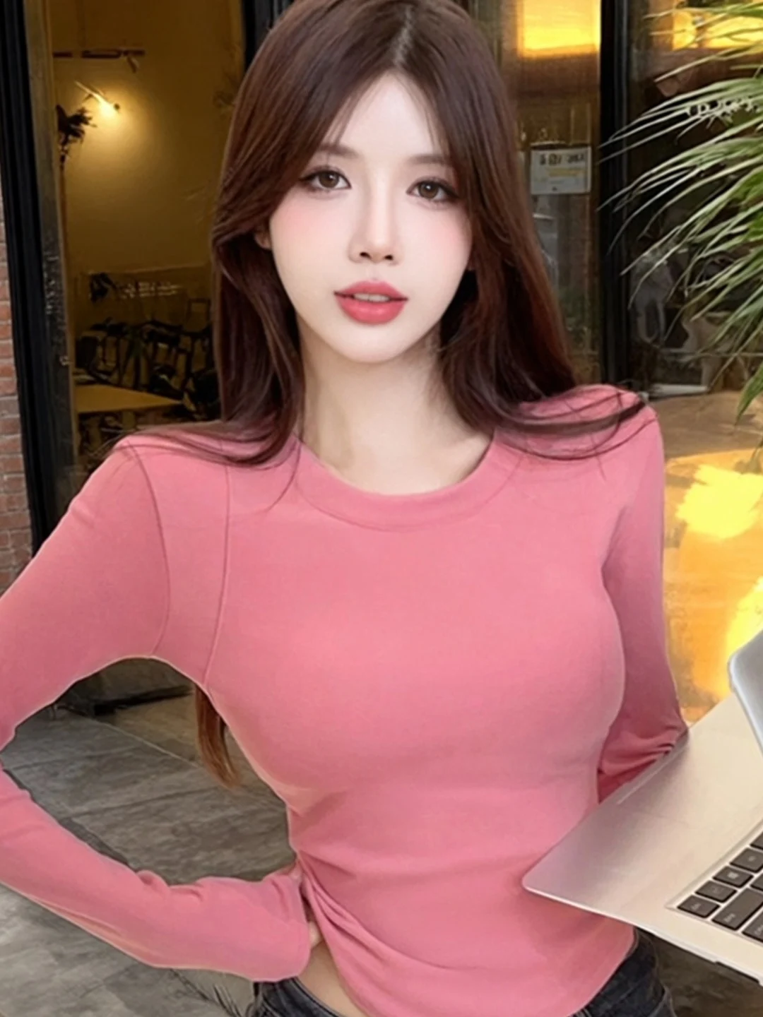 High-End Double-Sided Velvet Long-Sleeve round Neck T-Shirt Women's Short Style Inner Wear Slimming Top for Autumn Winter
High-End Double-Sided Velvet Long-Sleeve round Neck T-Shirt Women's Short Style Inner Wear Slimming Top for Autumn Winter
