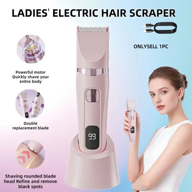 Women's Electric Epilator Bikini Trimmer Removal Sideburns Lip Hair Clipper Private Hair Trimmer Shaver
Women's Electric Epilator Bikini Trimmer Removal Sideburns Lip Hair Clipper Private Hair Trimmer Shaver