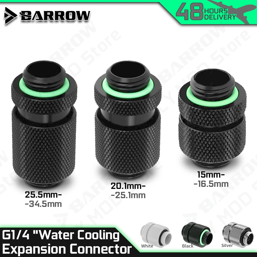 Barrow Extended Fittings 15mm-34.5mm Brass G1/4 Thread for PC Case Water Cooling MOD Equipment Connection THDJ15-V1
Barrow Extended Fittings 15mm-34.5mm Brass G1/4 Thread for PC Case Water Cooling MOD Equipment Connection THDJ15-V1