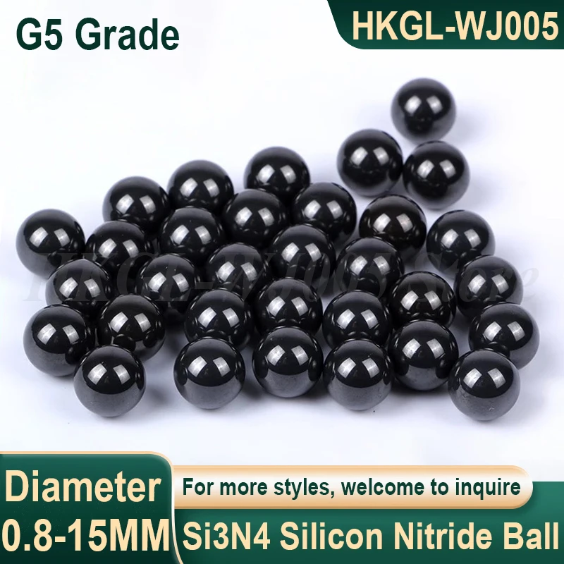 0.8-15mm Si3N4 Silicon Nitride Ceramic Ball G5 High Precision SI3N4 Ceramic Bearing Ball Smooth Round Bead Ball
0.8-15mm Si3N4 Silicon Nitride Ceramic Ball G5 High Precision SI3N4 Ceramic Bearing Ball Smooth Round Bead Ball