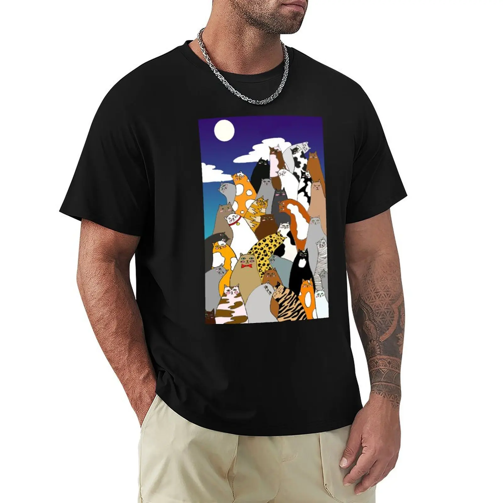 Neighbourhood Watch Cats T-Shirt Basic Crew Neck Short Sleeve Top
Neighbourhood Watch Cats T-Shirt Basic Crew Neck Short Sleeve Top