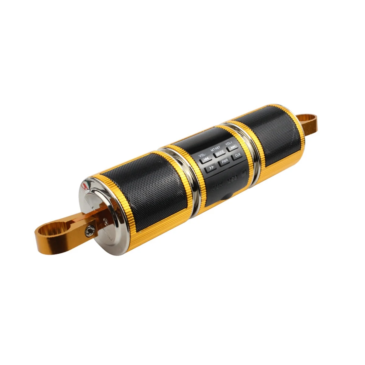 New Motorbike Car Bluetooth MP3 Audio Retrofit Audio Waterproof Speaker Multifunction with Display Dual Speakers Gold
New Motorbike Car Bluetooth MP3 Audio Retrofit Audio Waterproof Speaker Multifunction with Display Dual Speakers Gold