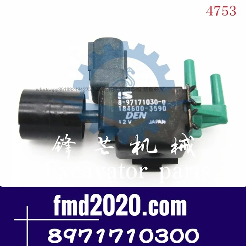 Supply hook machine sensor accessories exhaust vacuum solenoid valve 8971710300, 184600-3590
Supply hook machine sensor accessories exhaust vacuum solenoid valve 8971710300, 184600-3590