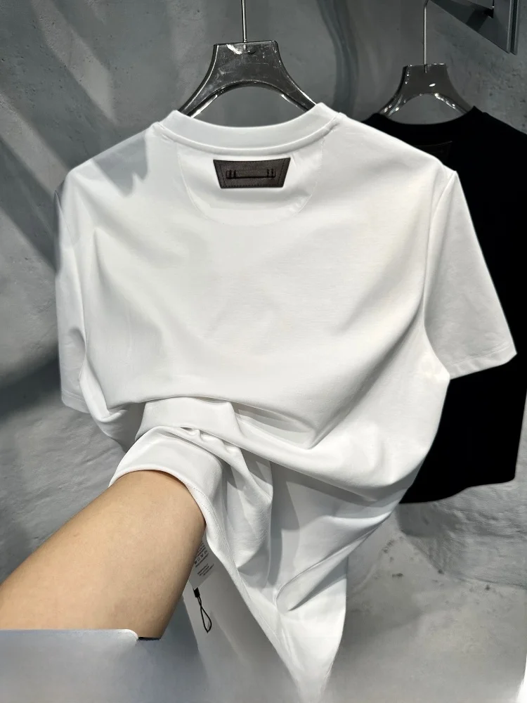 High-End 100S2 Cotton Short Sleeve Men's T-Shirt Comfortable Skin-Friendly Soft Summer Youth Fashion round Neck Pure Color
High-End 100S2 Cotton Short Sleeve Men's T-Shirt Comfortable Skin-Friendly Soft Summer Youth Fashion round Neck Pure Color