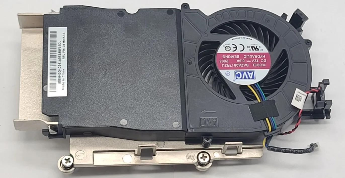CPU Cooling Fan with Heatsink & Speaker For Lenovo ThinkCentre M720Q USFF PC
CPU Cooling Fan with Heatsink & Speaker For Lenovo ThinkCentre M720Q USFF PC
