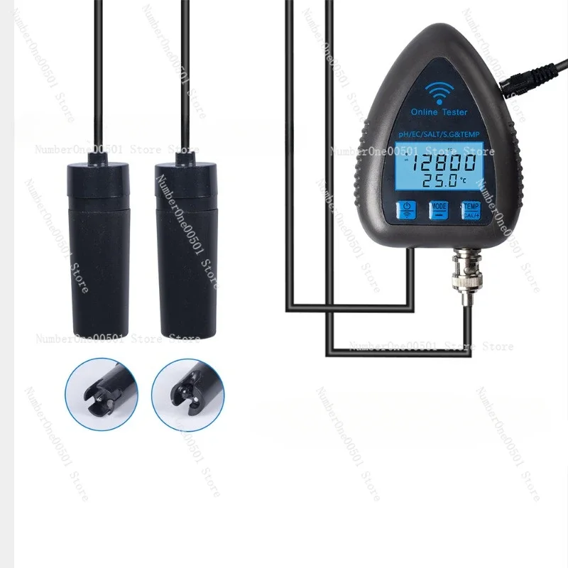 New water quality online monitor PH pH EC S.G salinity marine aquaculture tester
New water quality online monitor PH pH EC S.G salinity marine aquaculture tester