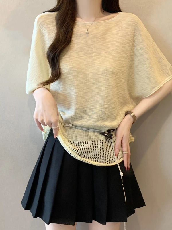 Light Yellow Bamboo Bud Cotton Short Sleeve Women's T-shirt Spring Summer New Style plus Size Outerwear High Waist Top
Light Yellow Bamboo Bud Cotton Short Sleeve Women's T-shirt Spring Summer New Style plus Size Outerwear High Waist Top