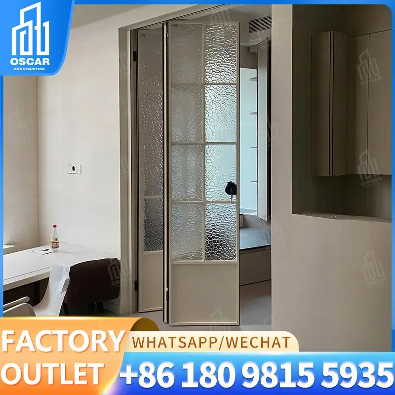 Customizable Factory Made Double Folding Doors for European Office Spaces Creative Design Bifold Door
Customizable Factory Made Double Folding Doors for European Office Spaces Creative Design Bifold Door
