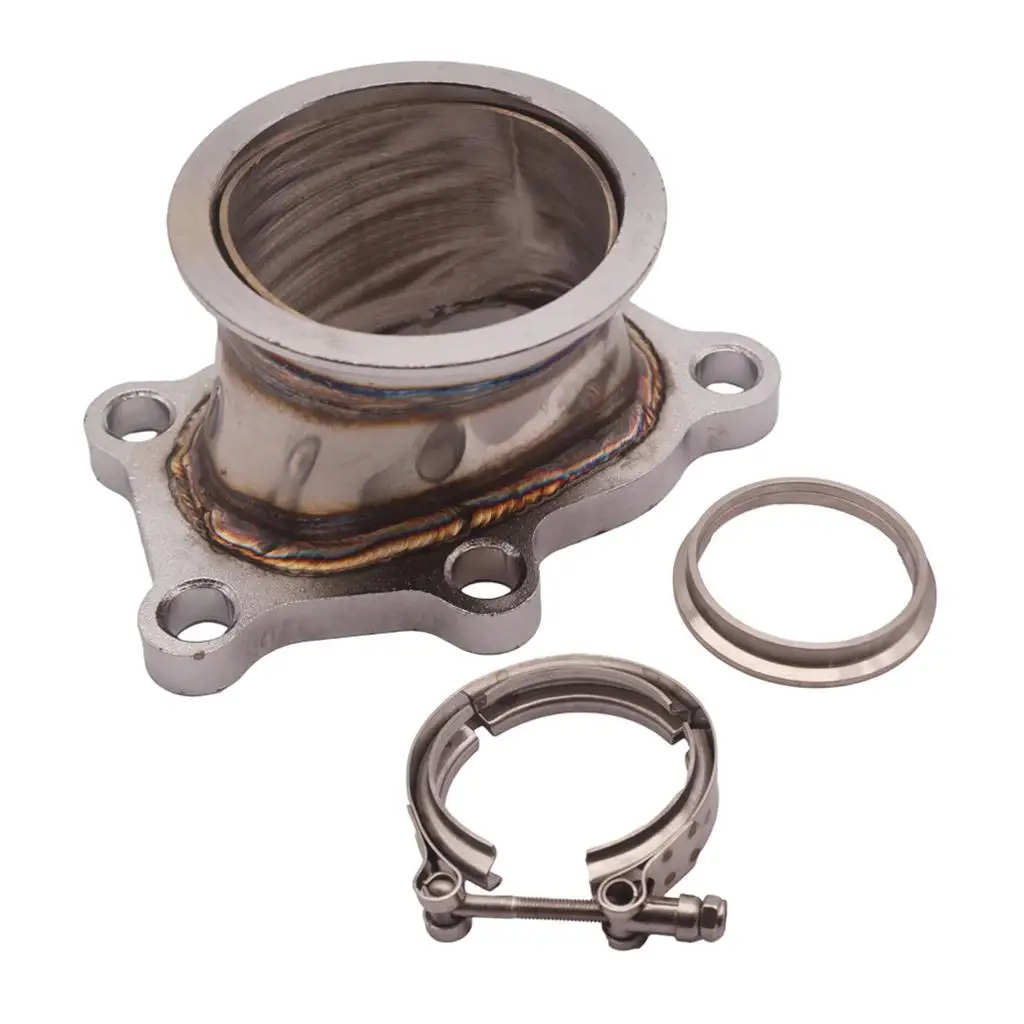 3" 5 bolt Outlet V-Band Adapter Turbo Downpipe Flange Assy for Mazdaspeed 6
3" 5 bolt Outlet V-Band Adapter Turbo Downpipe Flange Assy for Mazdaspeed 6