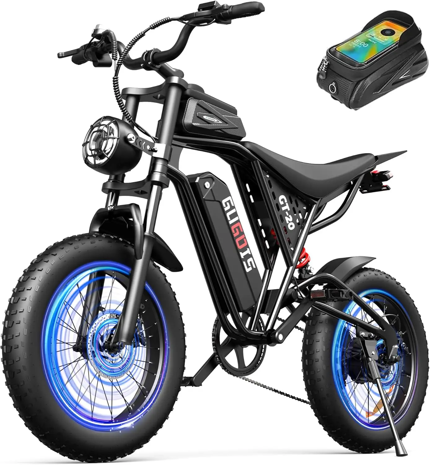 1000W Electric Bike Motorcycle for Adults Teens 30MPH 48V15.6AH TUV UL Certified Battery, 20x4.0" Fat Tire Off Road Fast E Bike
1000W Electric Bike Motorcycle for Adults Teens 30MPH 48V15.6AH TUV UL Certified Battery, 20x4.0" Fat Tire Off Road Fast E Bike