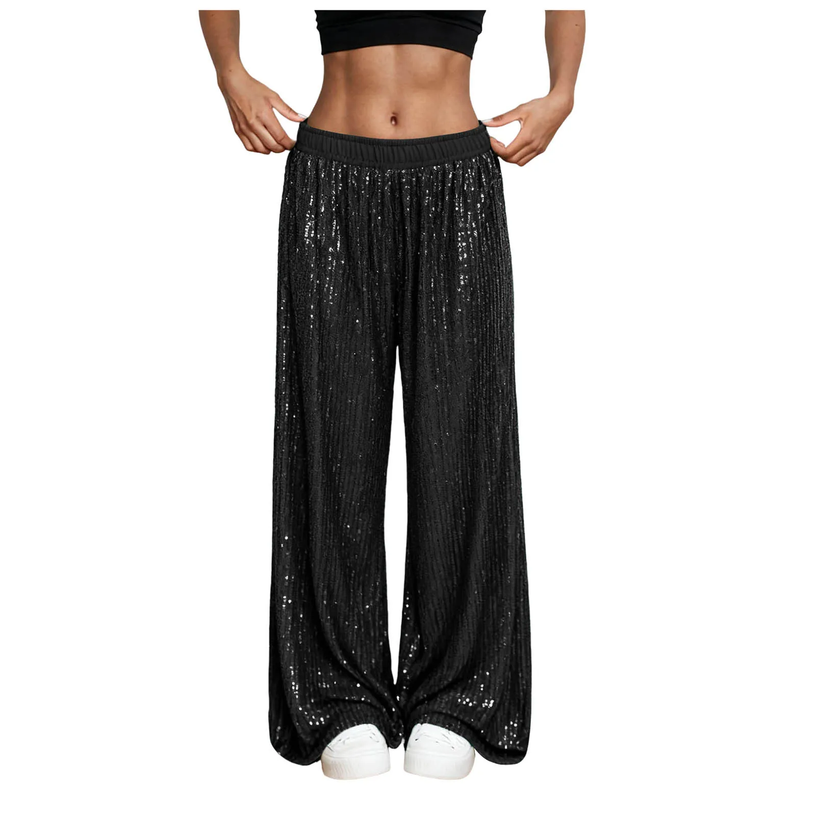 2026 Sequin Wide Leg Pants Women High Waisted Summer Thin Flattering Pants Loose Palazzo Trousers Party Clubwear Streetwear
2026 Sequin Wide Leg Pants Women High Waisted Summer Thin Flattering Pants Loose Palazzo Trousers Party Clubwear Streetwear