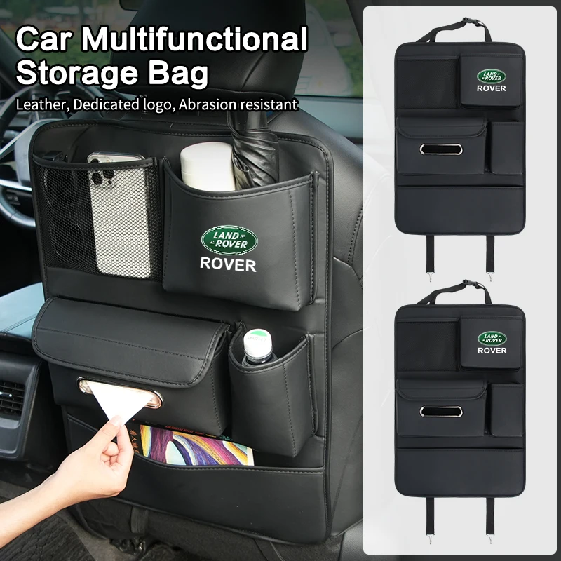Car Seatback Organizer Anti-Kick Pad Trunk Storage Bag Accessories For Land Rover Range Rover Evoque Velar Defender Discovery
Car Seatback Organizer Anti-Kick Pad Trunk Storage Bag Accessories For Land Rover Range Rover Evoque Velar Defender Discovery