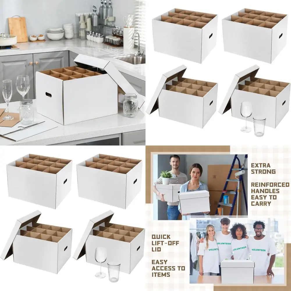 Набор из 4 белых кухонных перемещения с крышками и ручками для безопасного транспортировки посуды и стеклянной посуды (15x12x10 дюймов)
Набор из 4 белых кухонных перемещения с крышками и ручками для безопасного транспортировки посуды и стеклянной посуды (15x12x10 дюймов)