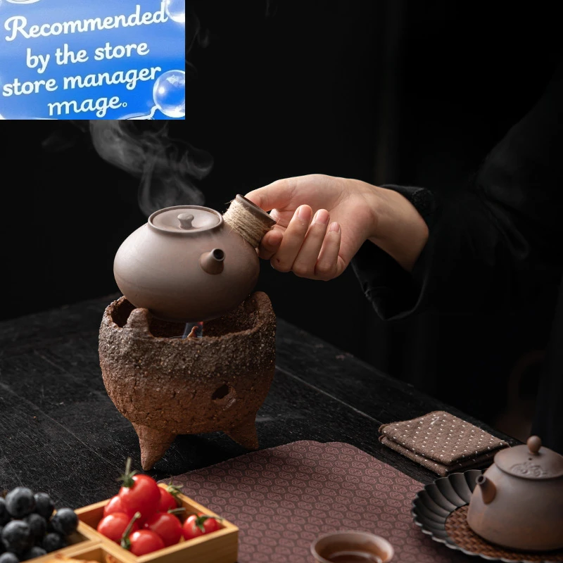 Thumb Side Handle Pot Outdoor Hearth Tea Maker Rough Pottery Teapot Dry Burnable Kung Fu Tea Set Tea Maker
Thumb Side Handle Pot Outdoor Hearth Tea Maker Rough Pottery Teapot Dry Burnable Kung Fu Tea Set Tea Maker