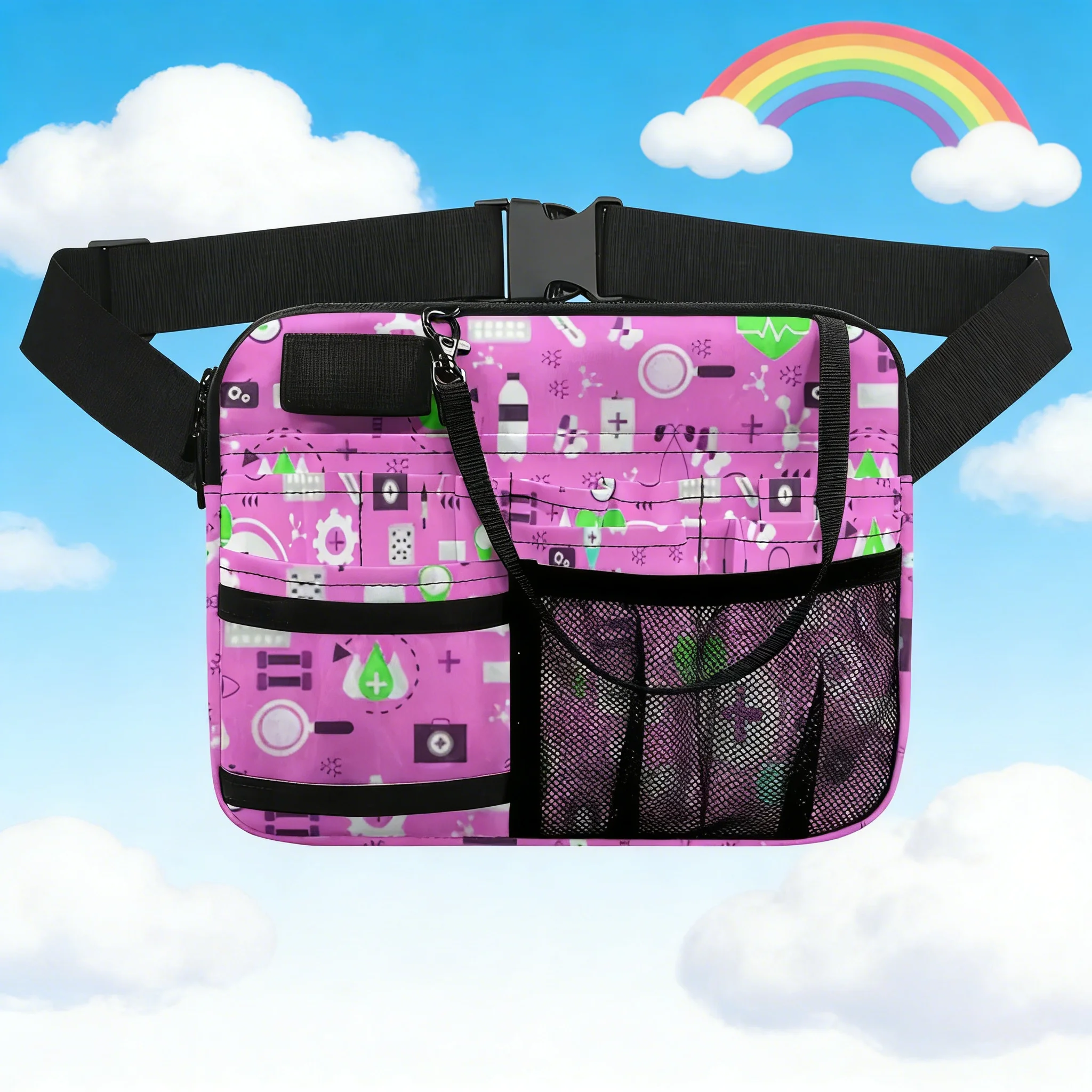 Nurse Fanny Pack for Pet Medical Waist Bag for Veterinary Assistant
Nurse Fanny Pack for Pet Medical Waist Bag for Veterinary Assistant