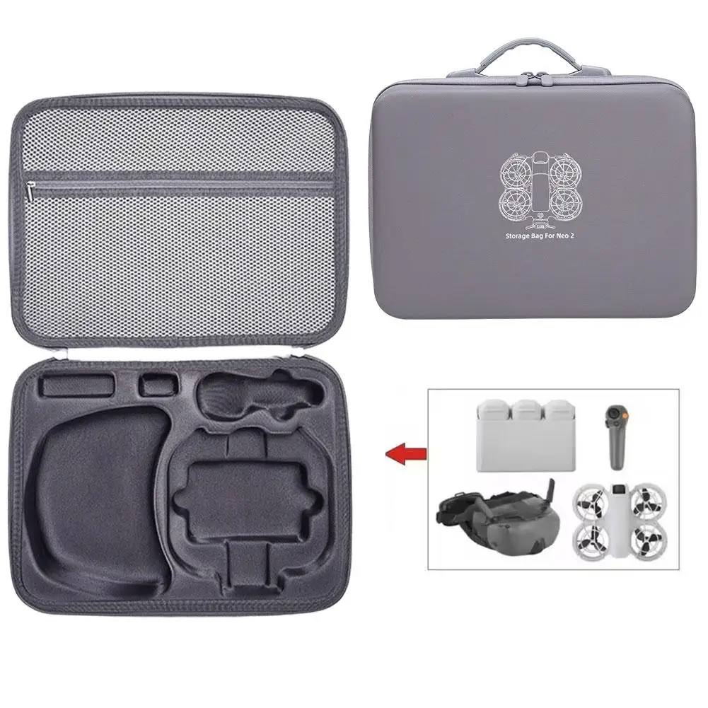 For DJI NEO 2 Portable Storage Bag Large Capacity Shoulder Carrying Case Outdoor Anti Fall Shockproof Drone Protection Accesory
For DJI NEO 2 Portable Storage Bag Large Capacity Shoulder Carrying Case Outdoor Anti Fall Shockproof Drone Protection Accesory
