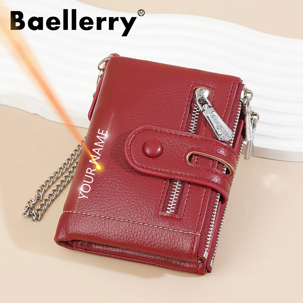 Baellerry New Big Capacity Women Wallets Name Engraving Short Card Holder Female Purse Double Zipper Coin Bag Wallets For Girls
Baellerry New Big Capacity Women Wallets Name Engraving Short Card Holder Female Purse Double Zipper Coin Bag Wallets For Girls
