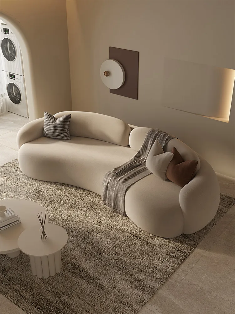 Cream wind curved special-shaped sofa homestay office clothing store beauty salon rest area reception room negotiation
Cream wind curved special-shaped sofa homestay office clothing store beauty salon rest area reception room negotiation