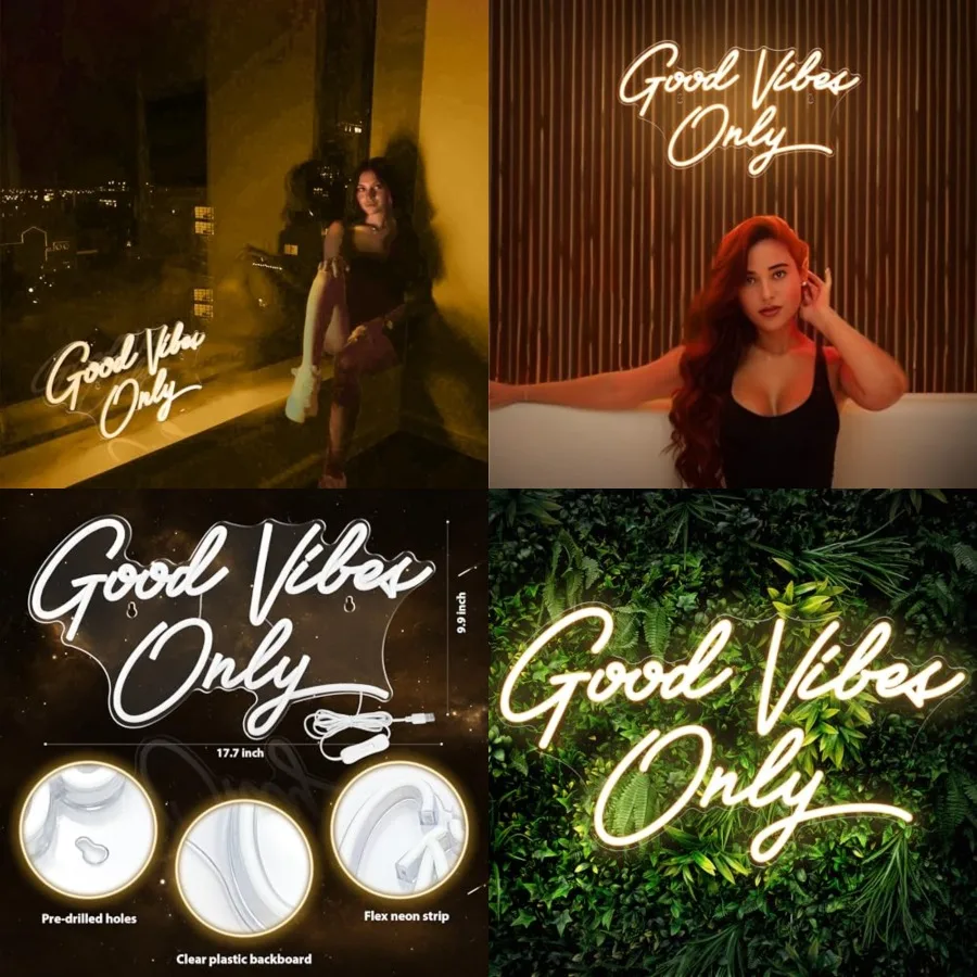 Neon Signs for Wall Decor 17.7" x 9.9" LED Sign for Bedroom, Party, Bar, Salon - Best Gifts for Birthday, Christmas
Neon Signs for Wall Decor 17.7" x 9.9" LED Sign for Bedroom, Party, Bar, Salon - Best Gifts for Birthday, Christmas