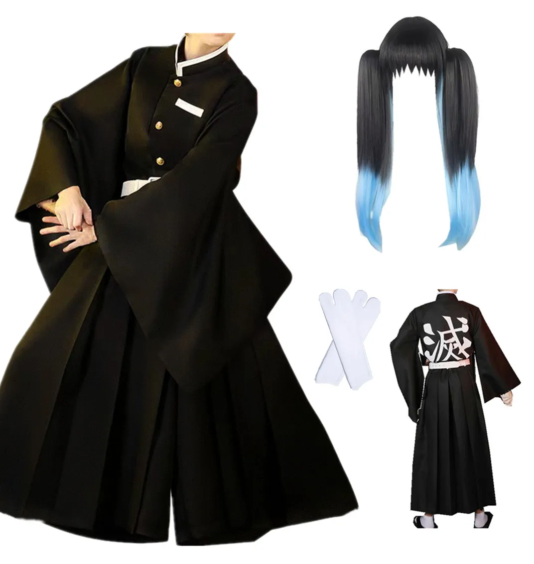 Us Size Women's Tokitou Muichirou Cosplay Black Kimono Outfit Party Halloween Costume
Us Size Women's Tokitou Muichirou Cosplay Black Kimono Outfit Party Halloween Costume