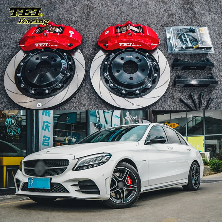 Front Big Brake Kit 4 Piston Caliper with 355*28 mm Rotor BBK Auto Brake System for Mercedes-Benz W204 W205 18 Inch Car Rim
Front Big Brake Kit 4 Piston Caliper with 355*28 mm Rotor BBK Auto Brake System for Mercedes-Benz W204 W205 18 Inch Car Rim
