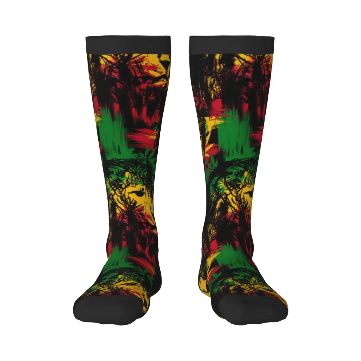 Casual Stockings Lion Rasta Print Knee Thigh High Long Socks
Casual Stockings Lion Rasta Print Knee Thigh High Long Socks