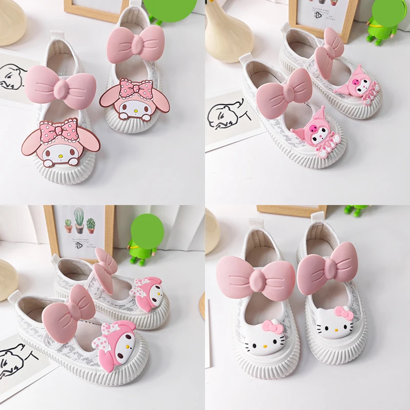 Kuromi Kids Canvas Shoe Hello Kittys Sanrios Cinnamoroll Girl Indoor Light Anti-Slip Cloth Children's Shoes Kawaii Cartoon
Kuromi Kids Canvas Shoe Hello Kittys Sanrios Cinnamoroll Girl Indoor Light Anti-Slip Cloth Children's Shoes Kawaii Cartoon