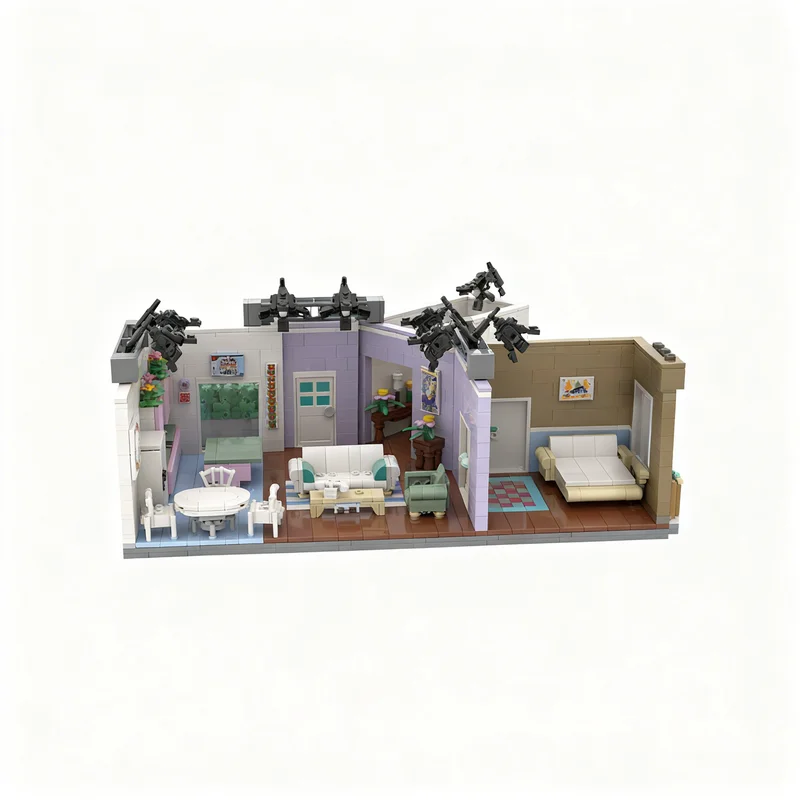 NEW 1275PCS MOC Creative Model Seinfeld Del Boca Vista Phase Iii Building Blocks DIY Assembly Building Blocks Display Gift Set
NEW 1275PCS MOC Creative Model Seinfeld Del Boca Vista Phase Iii Building Blocks DIY Assembly Building Blocks Display Gift Set