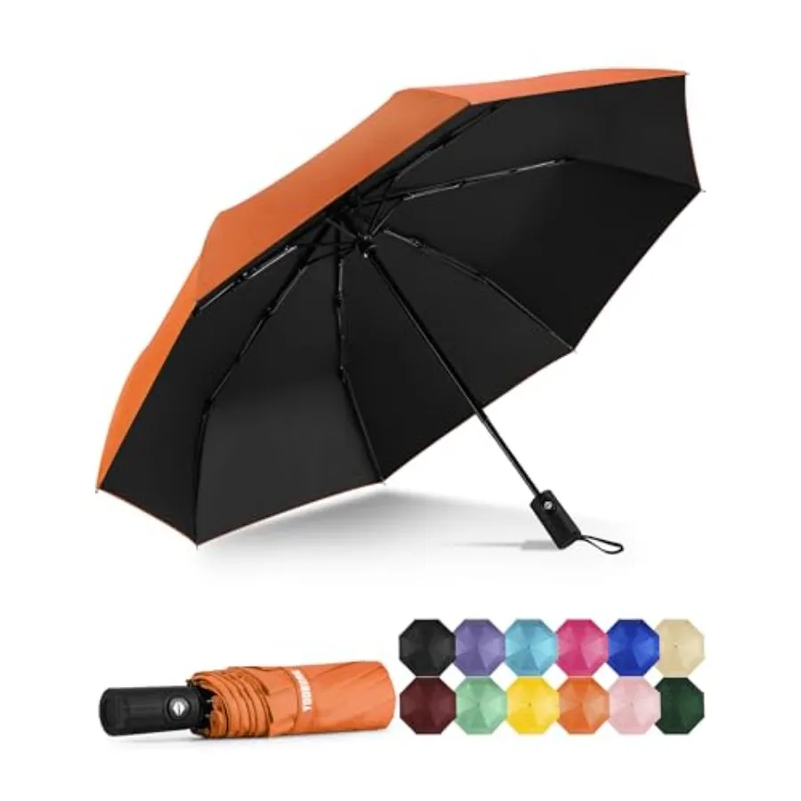 Windproof Travel Umbrella - Automatic Umbrellas for Rain, Compact Folding Umbrella with UV Protection, Lightweight Portable Des
Windproof Travel Umbrella - Automatic Umbrellas for Rain, Compact Folding Umbrella with UV Protection, Lightweight Portable Des
