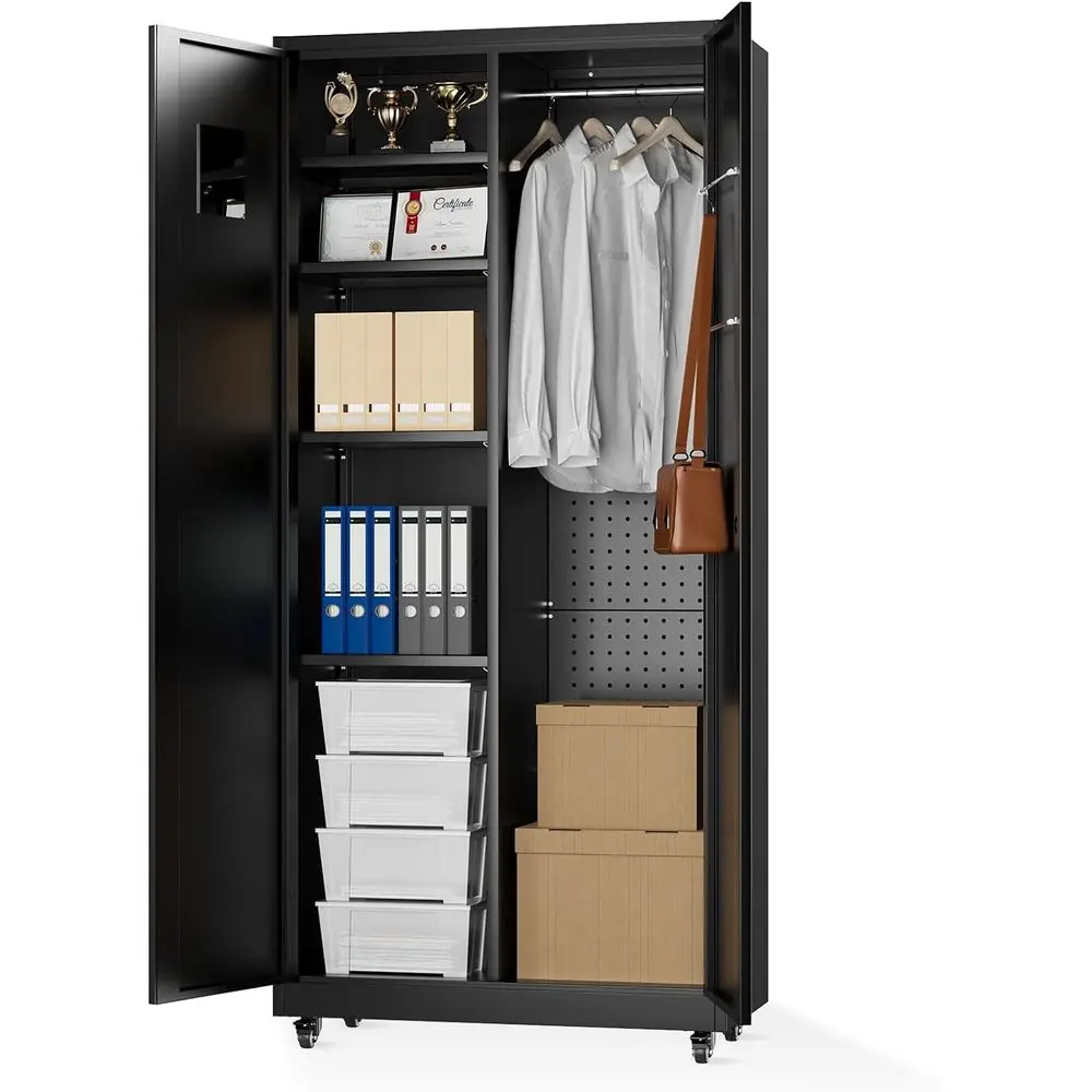 Металлический шкаф для хранения с замком, стальной шкаф для одежды 72 дюйма с колесиком, высокий шкаф для инструментов для файлов, шкафчик для сотрудников Cl
Металлический шкаф для хранения с замком, стальной шкаф для одежды 72 дюйма с колесиком, высокий шкаф для инструментов для файлов, шкафчик для сотрудников Cl