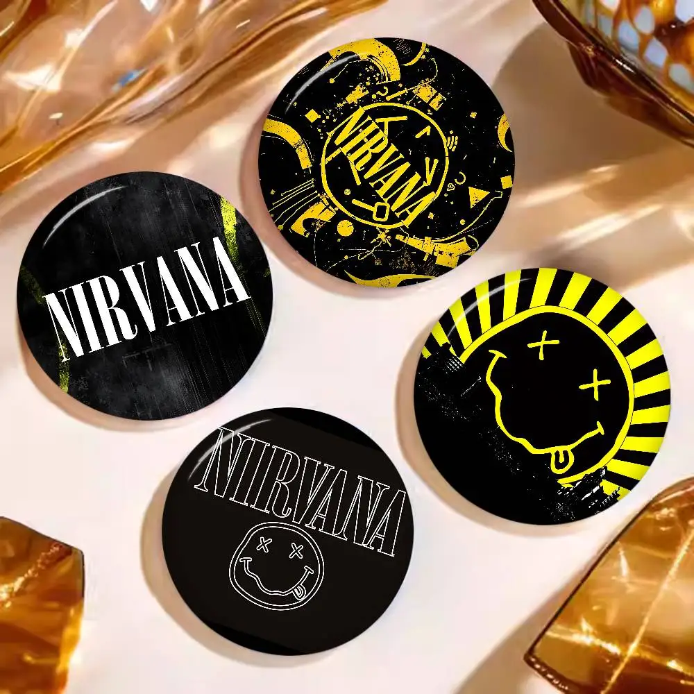 Popular Band N-nirvana-A 32/44/58mm Round Cartoon Brooches Handmade Pins For Backpack Jewelry Accessories Gifts Creative Badge
Popular Band N-nirvana-A 32/44/58mm Round Cartoon Brooches Handmade Pins For Backpack Jewelry Accessories Gifts Creative Badge