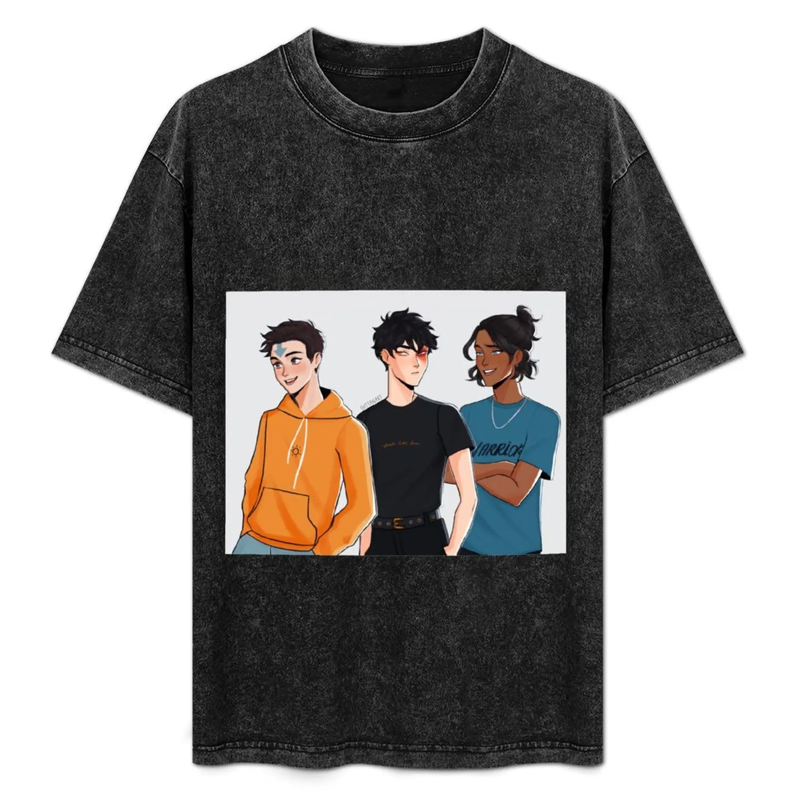 MODERN AANG, ZUKO AND SOKKA T-Shirt Non-Shrink Basic Cotton T-Shirt
MODERN AANG, ZUKO AND SOKKA T-Shirt Non-Shrink Basic Cotton T-Shirt