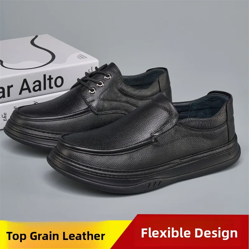 Comfortable Men's Casual Shoes Spring Autumn Pure Cowhide Breathable Soft Leather Shoes for Plump Feet Outdoor Travel Shoes
Comfortable Men's Casual Shoes Spring Autumn Pure Cowhide Breathable Soft Leather Shoes for Plump Feet Outdoor Travel Shoes