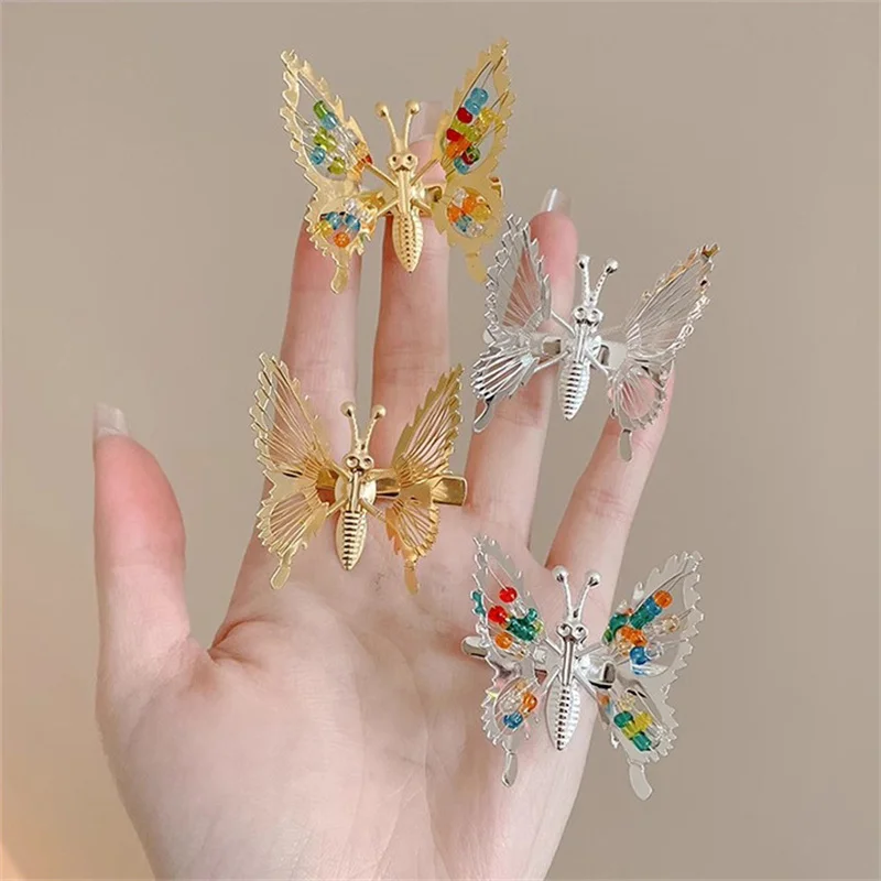 Colorful Metal Barrettes Ancient Style Moving Butterfly Hair Clip Hairpin Accessory With Side Bangs Clip For Women Girls Gifts
Colorful Metal Barrettes Ancient Style Moving Butterfly Hair Clip Hairpin Accessory With Side Bangs Clip For Women Girls Gifts