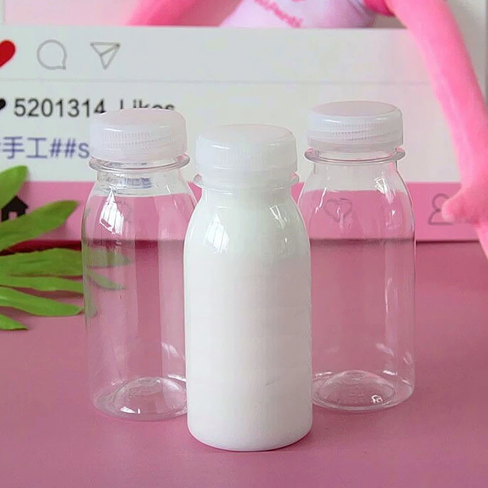 12 Pcs Transparent Wide Mouth PET Drink Bottles for Juice Milk Yogurt Juice Pet Bottles Storage Reusable Safe Material
12 Pcs Transparent Wide Mouth PET Drink Bottles for Juice Milk Yogurt Juice Pet Bottles Storage Reusable Safe Material