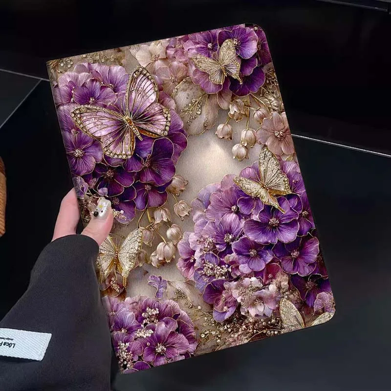 Purple Flower Butterfly Decoration Tablet Case For Huawei Honor MatePad MediaPad Air 5 6 7 11 V6 V7 V8 V9 X9 X8 T10 T10s C5e T5
Purple Flower Butterfly Decoration Tablet Case For Huawei Honor MatePad MediaPad Air 5 6 7 11 V6 V7 V8 V9 X9 X8 T10 T10s C5e T5