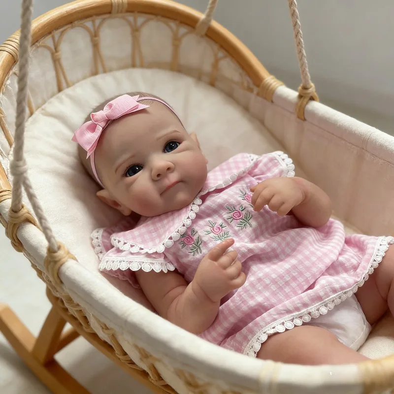 45CM 18" Reborn Doll Bettie Full Vinyl Girl Lifelike Baby Multiple Layers Painting 3D Skin with Visible Veins Waterproof Toys
45CM 18" Reborn Doll Bettie Full Vinyl Girl Lifelike Baby Multiple Layers Painting 3D Skin with Visible Veins Waterproof Toys